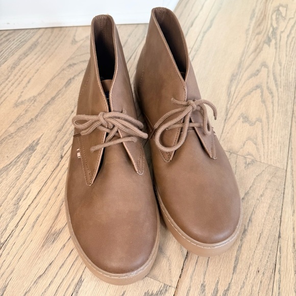 NWT Ben Sherman Men’s Ashford High-Top Sneaker Brown Leather Shoes Size 13